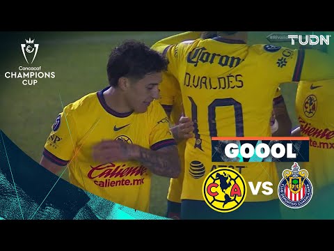 ¡YA ES GOLEADA! Zendejas define el tercero | América 3-0 Chivas | CONCACAF Champions Cup 2025 | TUDN