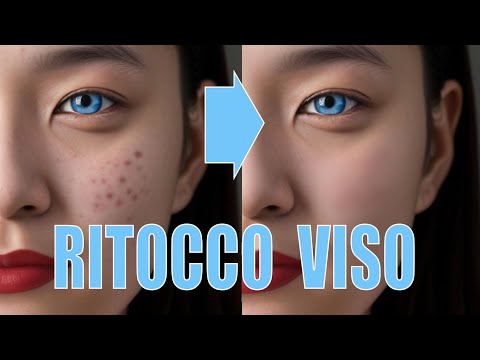 Ritocco viso photoshop in 4 minuti, NUOVO metodo photoshop ritocco pelle professionale