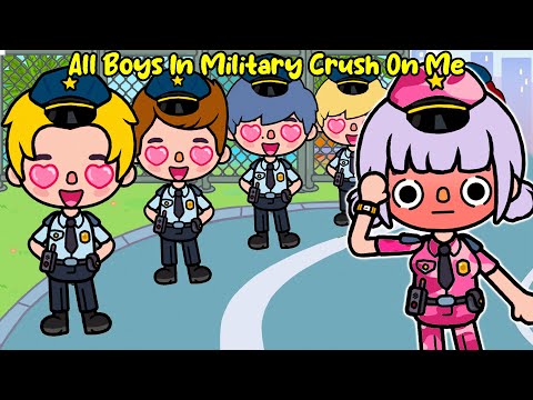 All Boys In Police School Crush On Me 👮😍 Toca Lisa | Toca Boca Story | Toca Boca