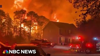 State of emergency in South Carolina as wildfires prompt evacuations