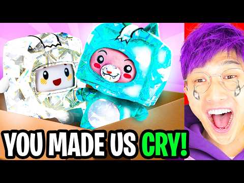 LANKYBOX REACTING TO *YOU* OPENING LANKYBOX MERCH! (WE *CRIED!*)