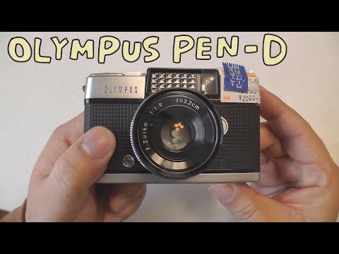 【フィルムカメラ】OLYMPUS PEN-D ハードオフで2200円、美品だけど難あり、で撮ってみました…。【Film camera】ジャンクカメラ……。