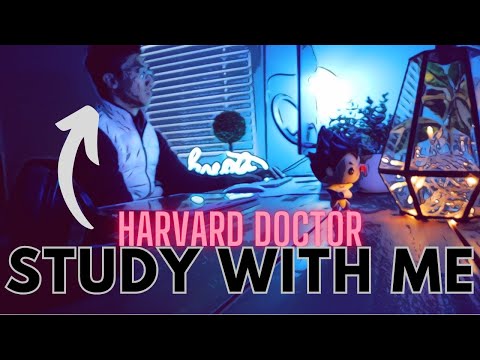 Study with a Harvard Doctor (Soft background piano music) 25/5 pomodoro