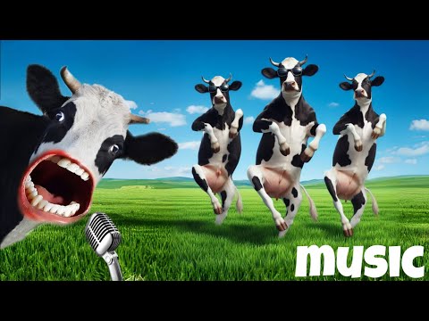 3 FUNNY COW DANCE VIDEO 23│Cow Song & Cow Videos 2024 | Cow dance mix | funny dancing cow | gaiya