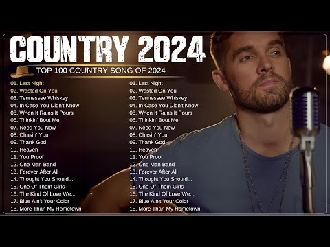 Country Music 2024 - Brett Young, Luke Combs, Chris Stapleton, Morgan Wallen, Kane Brown, Luke Bryan