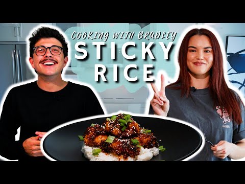 Paris Berelc Makes the Best Sticky Chicken | Cooking With Bradley