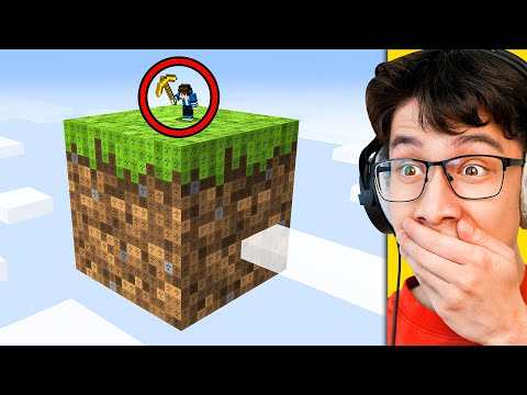 Locked on One GIANT Block in Minecraft