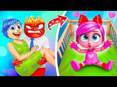 Inside Out 3: Love & Anger Get MARRIED! Extreme Makeover! How to Become Popular