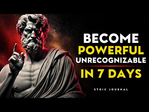 Become Unrecognizable - Change Your Life In 1 Week | STOIC PHILOSOPHY