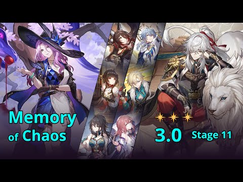 E0 Jade + E0 Fugue & E0 Jing Yuan - MoC 2.7 / 3.0 Stage 11 (3 Stars) | Honkai: Star Rail