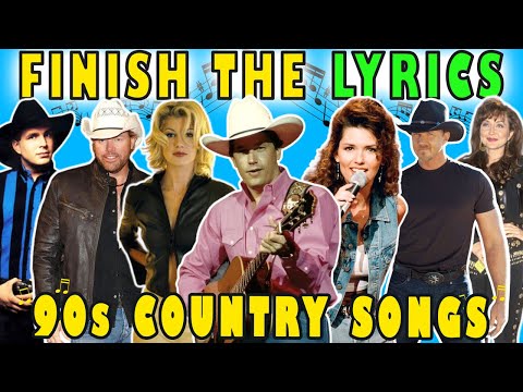 Finish The Lyrics Country Songs 90s 🎶 Country Music Quiz