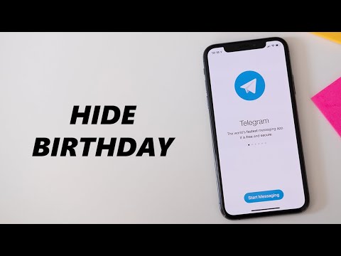 How To Hide Birthday In Telegram