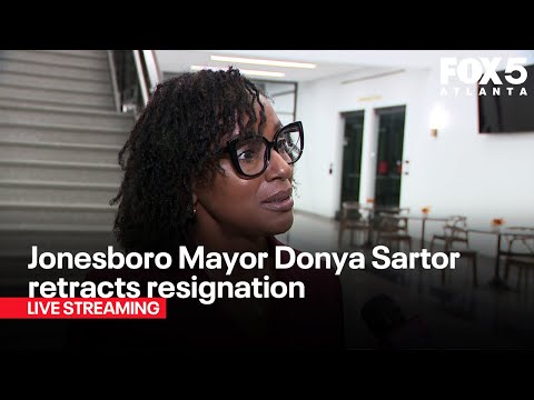 LIVE: Jonesboro Mayor Donya Sartor talks about resignation