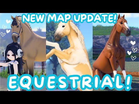 HUGE UPDATE! ✨ Equestrial Map Tour! II Roblox Horse Game!