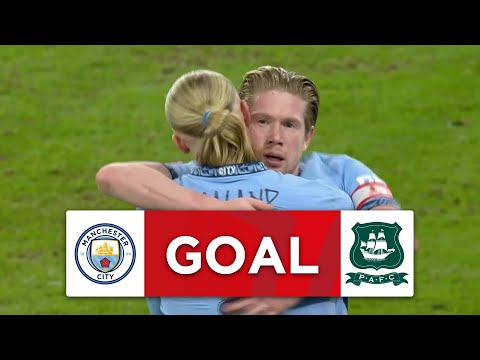 GOAL | Kevin De Bruyne | Man City 3-1 Plymouth Argyle | Fifth Round | Emirates FA Cup 2024-25