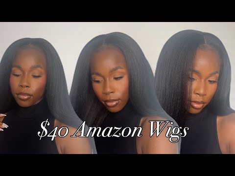 $40 WIGS W/ REALISTIC EDGES?? | Sensationnel Kinky Edges 13x6 HD Lace Wig | Amazon wigs