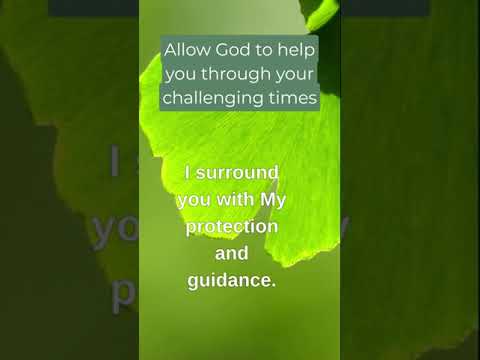 Allow God to help you through your challenging times #god #jesus #shorts