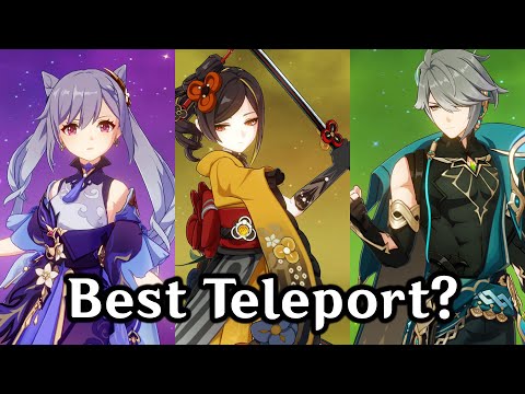 Who Has the BEST Teleport in Genshin Impact? Chiori, Keqing, or Alhaitham?