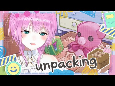 ▶︎▷Unpacking｜自分の荷解きも終わってないのに｜夕陽リリ￤にじさんじ