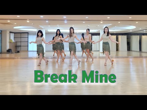 BREAK MINE - NOVICE CHA LINEDANCE (James McLauchlan)