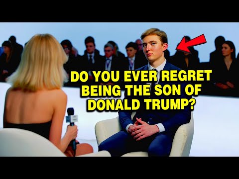 Liberal Journalist MOCKS Barron Trump in Public - His Stunning Response Leaves Everyone Silent!