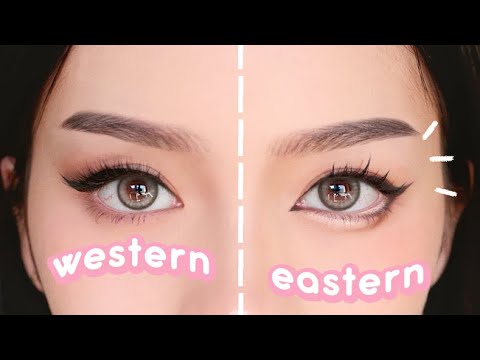 EASTERN VS. WESTERN EYELINER ٩(•̤̀ᵕ•̤́๑)ᵒᵏᵎᵎᵎᵎ