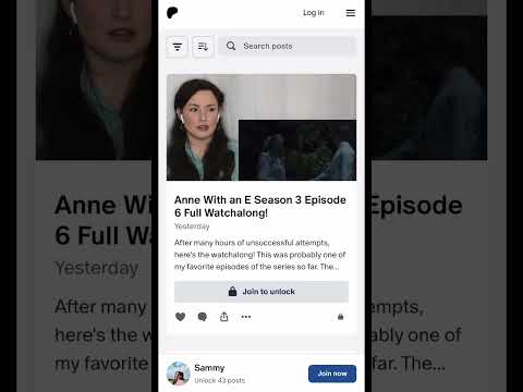 Now on Patreon: Anne With an E Episode 6 Full Reaction at www.patreon.com/sammyb8s #reaction #awae