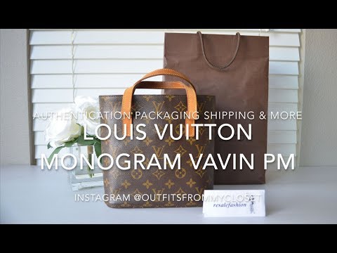 Louis Vuitton Vintage Preloved Monogram Vavin PM: Authenticating Packaging Shipping Outfit Ideas