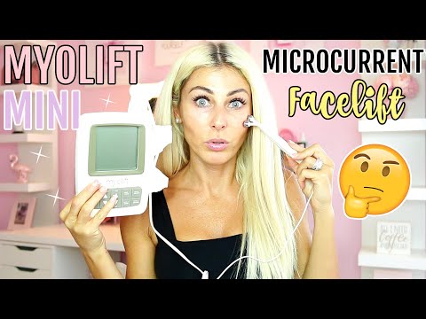 MYOLIFT MICROCURRENT FOR WRINKLES & FACIAL TONING | REVIEW + DEMO!