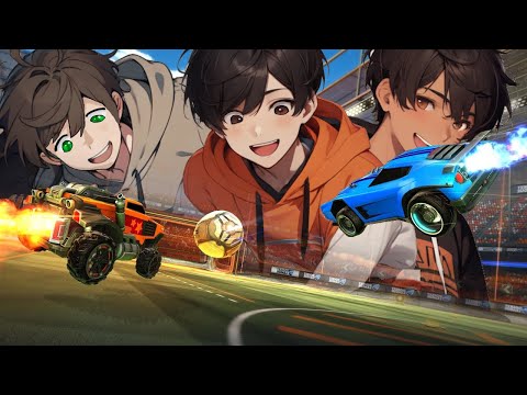 rocket league with the boys (Warning: contains idiots)...