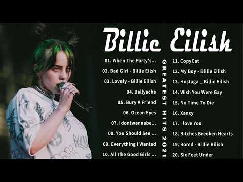 Best Songs of BillieEilish playlist 2021| Top Playlist Hits BillieEilish | Top Songs 2021