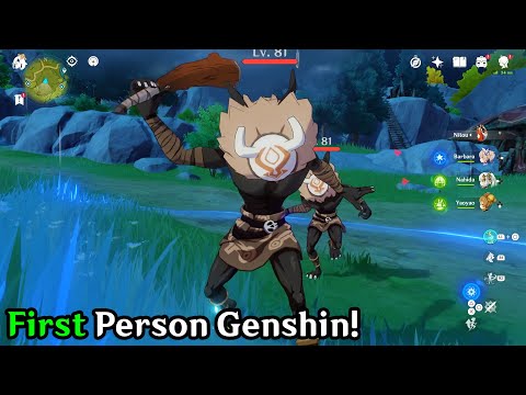 What if Genshin Impact was in First Person?