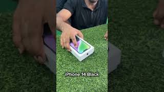 iPhone 14 Black 🖤 128 GB  #unboxingtech #smartphone #unboxing #iphone #shortvideo #shorts #iphone12