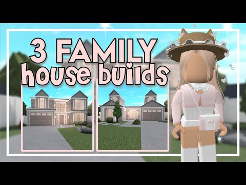 3 Free Bloxburg Family House Builds | 1 & 2 Story (Roblox)