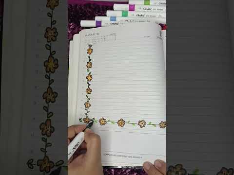 Easy Diary Decoration Idea