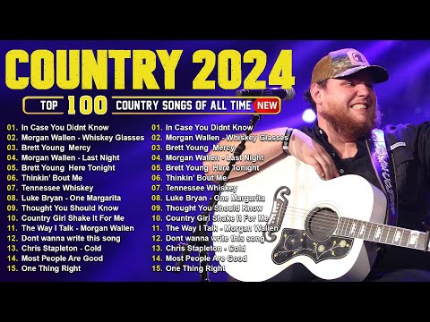 Luke Combs, Chris Stapleton, Morgan Wallen, Kane Brown, Luke Bryan - Country Music Playlist 2024