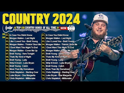 Country Music Playlist 2024 🦽 Luke Combs, Morgan Wallen, Chris Stapleton, Kane Brown, Jason Aldean