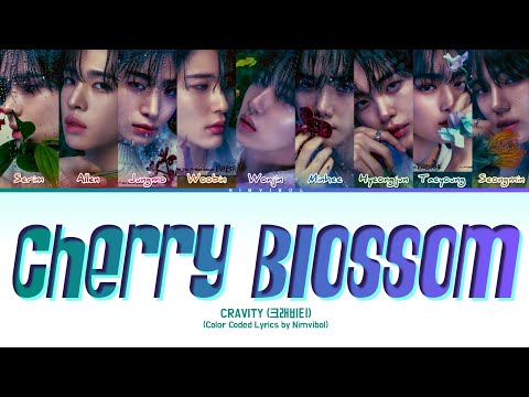 CRAVITY (크래비티) - 'Cherry Blossom' Lyrics (Color Coded Lyrics)