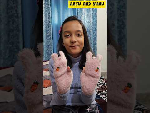 Mini Vlog 456 - Winters Mein Bachche 🥶☃️🤩🤣 #aayuandvanu #shorts #youtubeshorts #minivlog