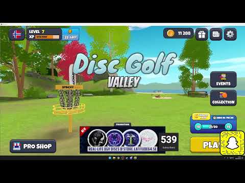 Gutta spiller Discgolf Valley