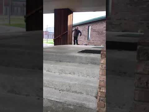 Kyle ollies a 3 stair