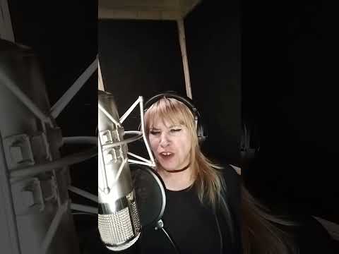 Sanhedrin's Erika Stoltz killin' a "Blind Wolf" vocal session! #metal #heavymetal #vocalist