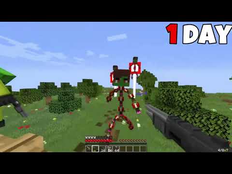 HOW JJ and Mikey SURVIVE 100 Days at Attack JJ ZOMBIE MUTANT in Minecraft!   Maizen