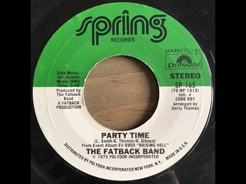 The Fatback Band...Party Time...Extended Mix...