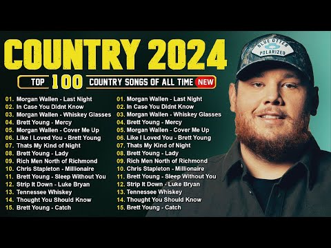 Country Music Playlist 2024 🦽 Luke Combs, Morgan Wallen, Chris Stapleton, Kane Brown, Jason Aldean