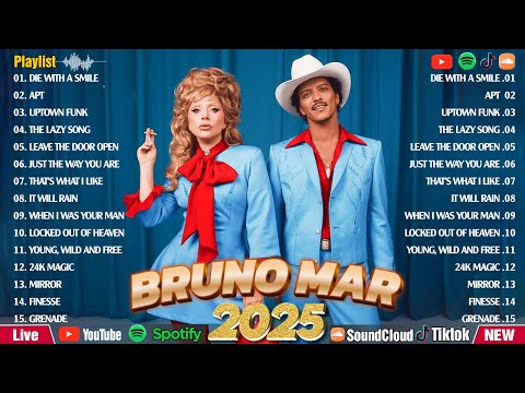 Bruno Mars Playlist 2025 - Greatest Hits Full Album - Best Songs Collection 2025