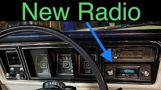 How to assemble/install Retro sound radio and speaker boxes in 1973/79 Ford trucks.