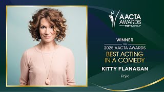 Kitty Flanagan (Fisk) wins the 2025 AACTA Award for Best Acting in a Comedy