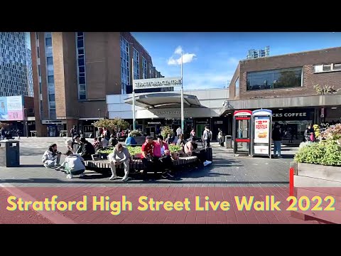 Stratford High Street Live Walk October 2022 | Here We Go Walks