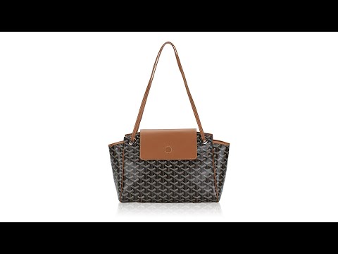 Goyard Goyardine Rouette PM Black Tan